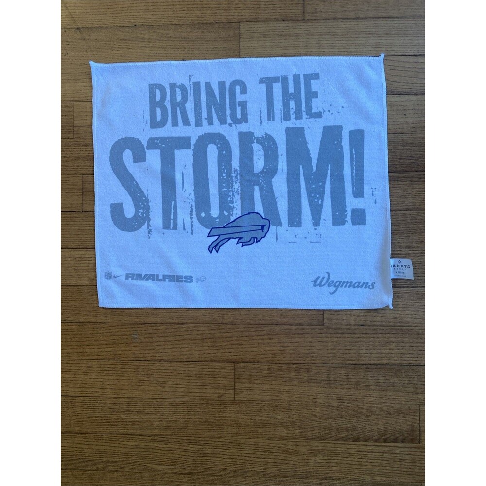 NEW Nike Buffalo Bills 2025 TEAM ISSUED NFL Bring The Storm White Out OOAK